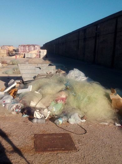 Estado en el que se encuentra una zona del muelle