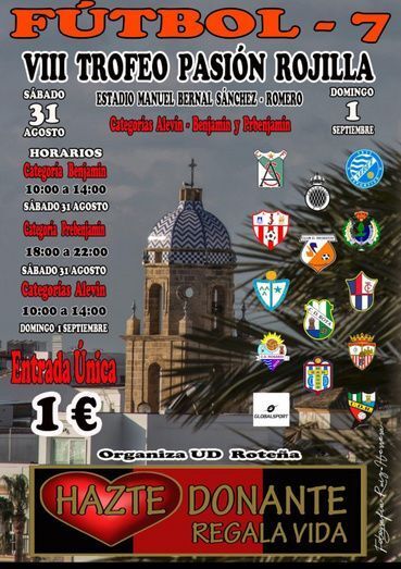 Cartel de la nueva edición del trofeo organizado por la UD Roteña