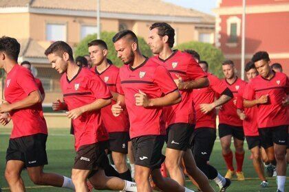 Jugadores de la Roteña, en la pretemporada 2019-20