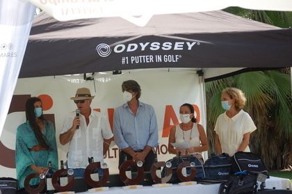 Momento de la entrega de trofeos