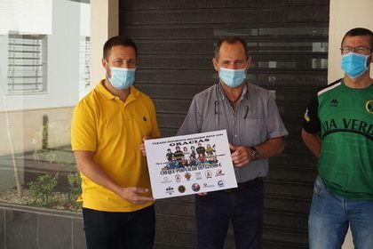 El delegado municipal, José Antonio Medina, y el coordinador de la cocina, José Antonio Rodríguez