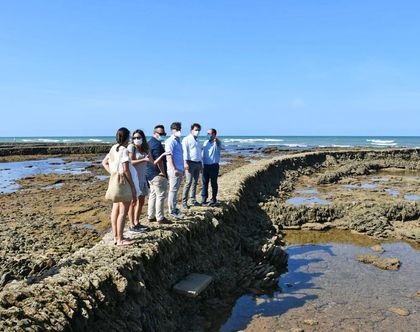 Los representantes políticos, en el espacio natural roteño