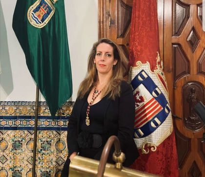 La portavoz de Vox Rota, Esther Ceballos-Zúñiga