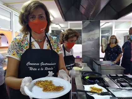 Las tortillitas de camarones, listas para servir