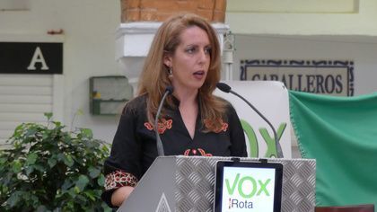 La concejal de Vox Rota, Esther Ceballos-Zúñiga