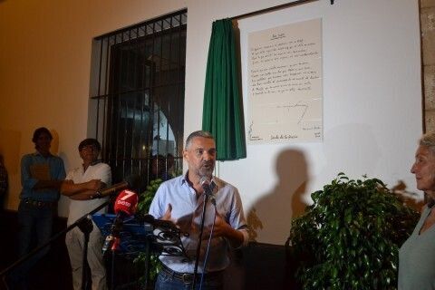 Javier Ruiz durante su intervención