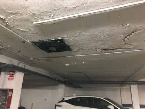 Imagen de una de las plazas de garaje