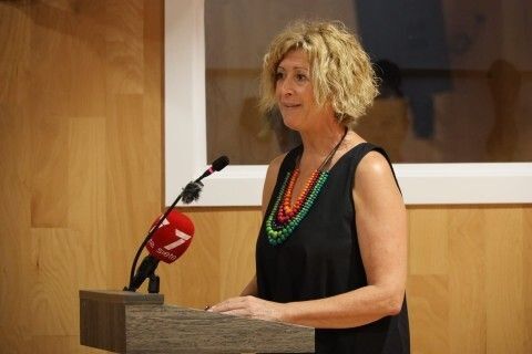 Esther García en el acto