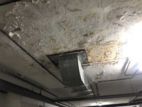 Imagen de una de las plazas de garaje