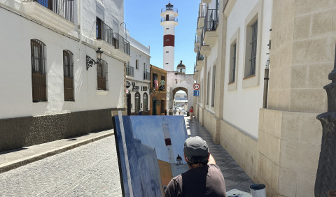 El talento y el arte en directo conquistan las calles en el II Certamen de Pintura R&aacute;pida &lsquo;Manolo Tosar&rsquo;