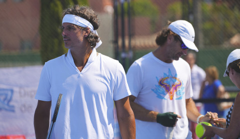 Carlos Moy&aacute; y Feliciano L&oacute;pez cierran en Rota el ciclo de clinics con j&oacute;venes promesas de la provincia