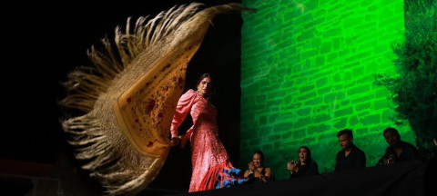 La plaza Bartolom&eacute; P&eacute;rez acogi&oacute; la muestra flamenca 'J&oacute;venes promesas' dentro de la agenda estival