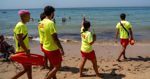 La delegaci&oacute;n de Playas organiza varios simulacros de salvamento y seguridad en la costa