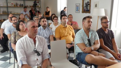 Hosteleros participantes en la 'masterclass'