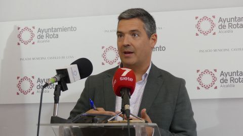 El alcalde de Rota, Javier Ruiz