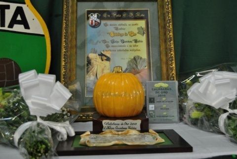 La calabaza emblema de estos galardones