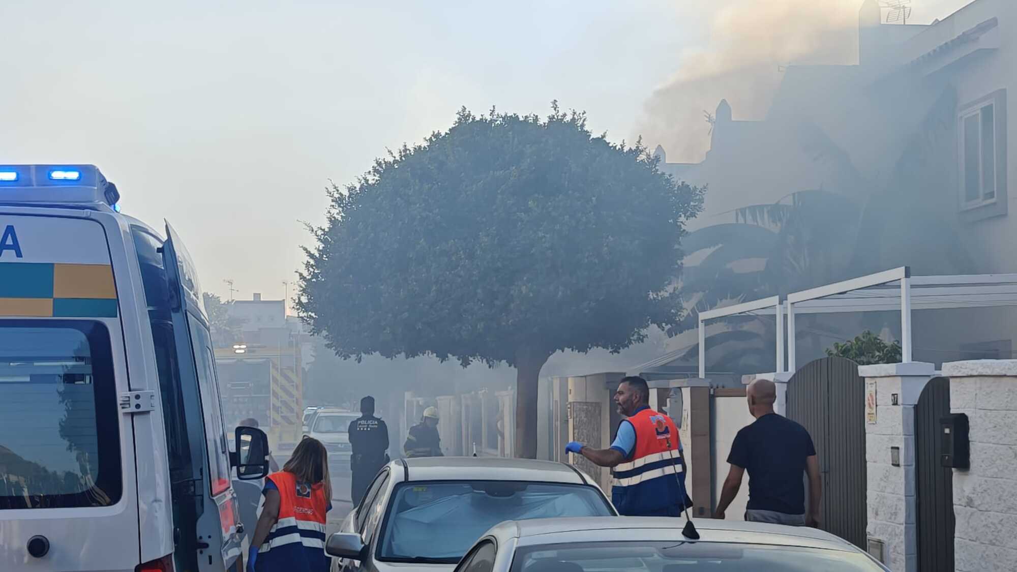 Incendio en una vivienda de la calle Antonio Ord&oacute;&ntilde;ez