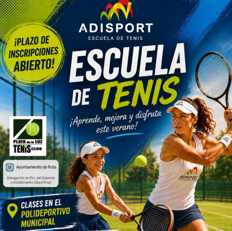 El Playa Luz Tenis Club abre plazo para el nuevo curso de su Escuela de Tenis Adisport