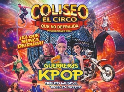 El Circo Coliseo llega a Rota con "El Gran Circo de las K-Pop", con grandes atracciones de circo, acrobacias y n&uacute;meros de riesgo