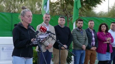 La representante de la Asociación Pro Derechos Humanos