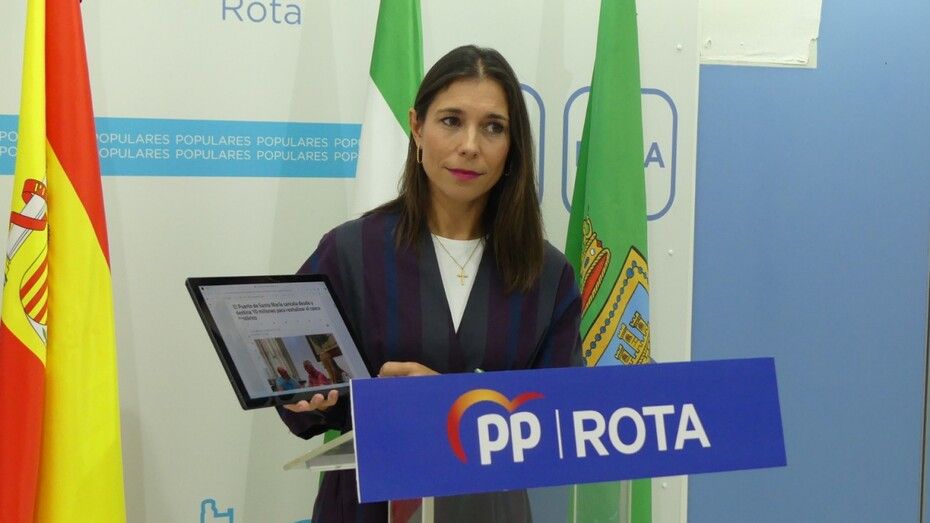 Concejal del PP de Rota, Mª Auxiliadora Izquierdo