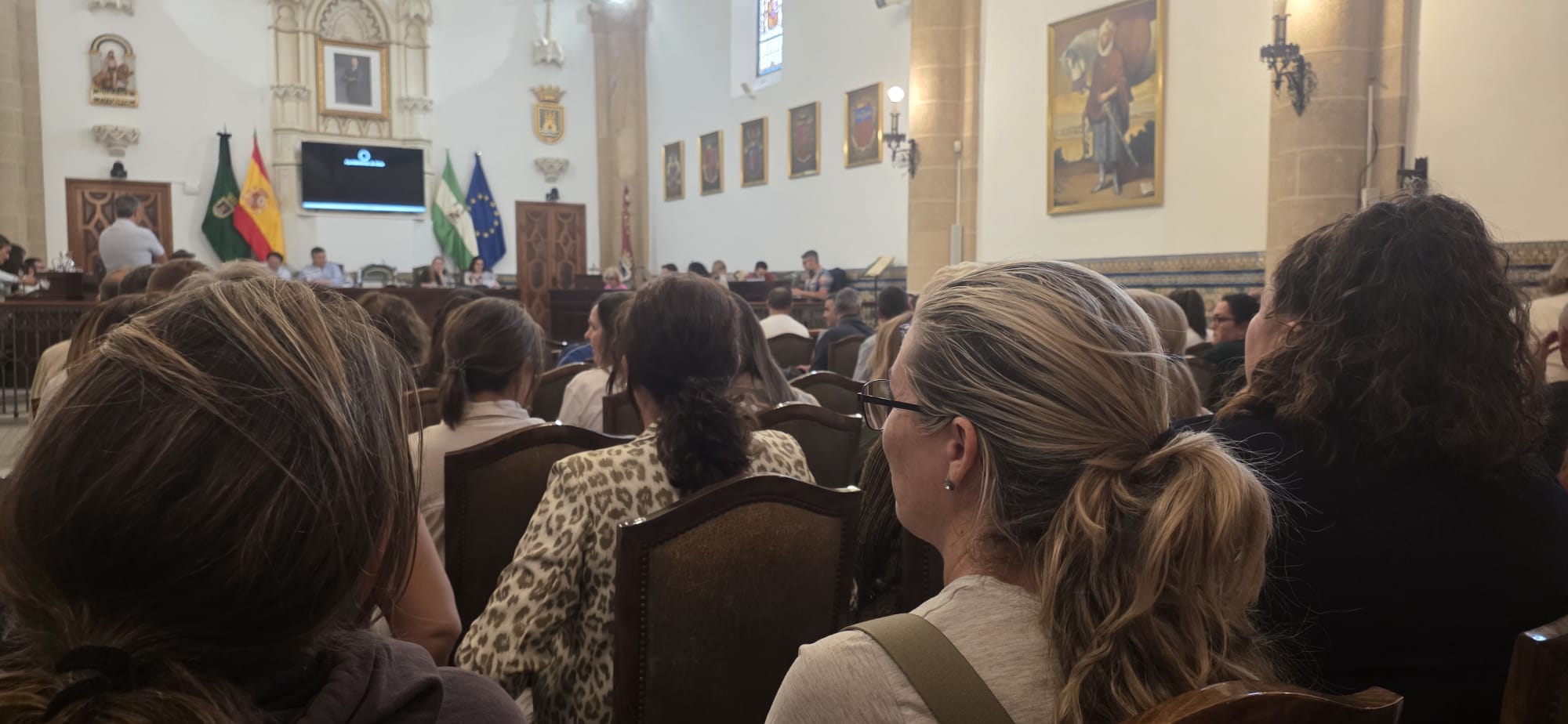 El personal laboral del Ayuntamiento de Rota visibiliza en el pleno su reclamaci&oacute;n de avanzar en la VPT y RPT