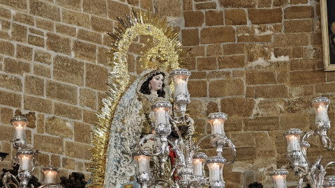 La Virgen del Rosario, lista para su encuentro anual por las calles de la villa