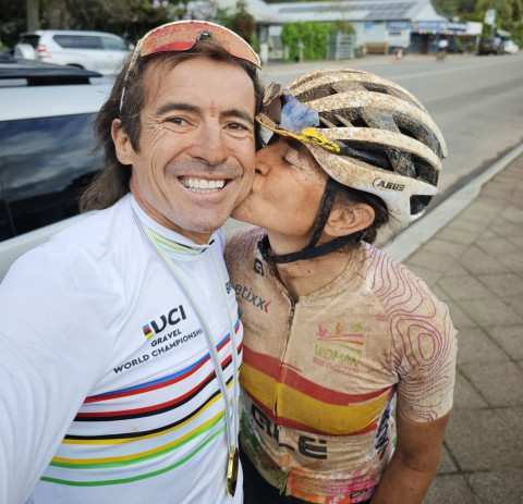La rote&ntilde;a Bel&eacute;n L&oacute;pez, s&eacute;ptima de su categor&iacute;a en el Mundial de Gravel celebrado en Australia