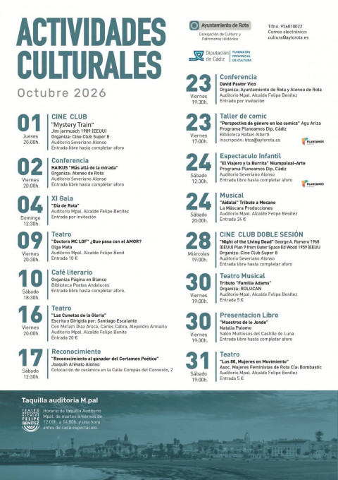 Programación cultural otoño 2026