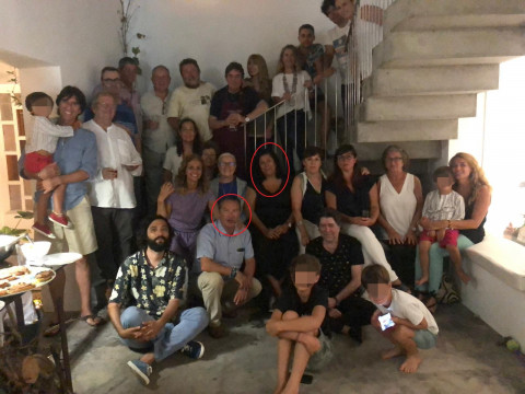 Almudena Grandes dedic&oacute; a Domingo S&aacute;nchez Rizo un texto en su cumplea&ntilde;os de 2019. Sirva de homenaje de sus amigos "los escritores"