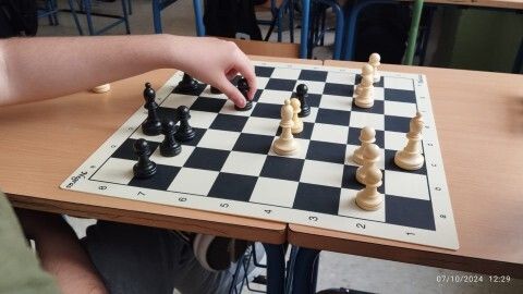 Un tablero de ajedrez