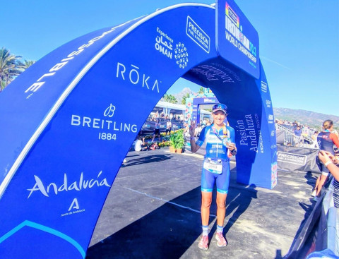 La roteña Cristina Resinas, 52ª de su grupo en el Campeonato del Mundo de Triatlón 70.3