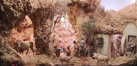 Uno de los belenes que se presentan a concurso