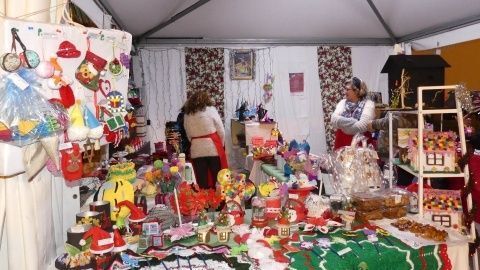 Uno de los stands del último mercado navideño