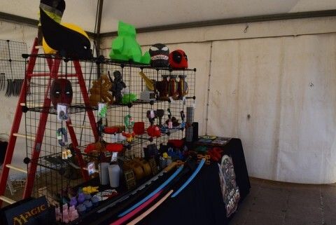 Stand del mercadillo friki