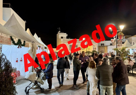 Aplazados por la previsi&oacute;n de lluvia el Mercado Navide&ntilde;o y la Gran Bola de Navidad de este fin de semana